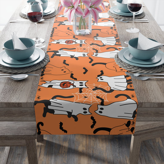 Ghostly Kitties Table Runner - Home Decor - EpiAl's Shop