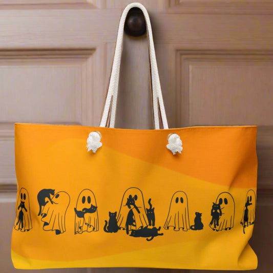 Ghostly Kitties Weekender Bag - Bags - Epileptic Al’s Shop