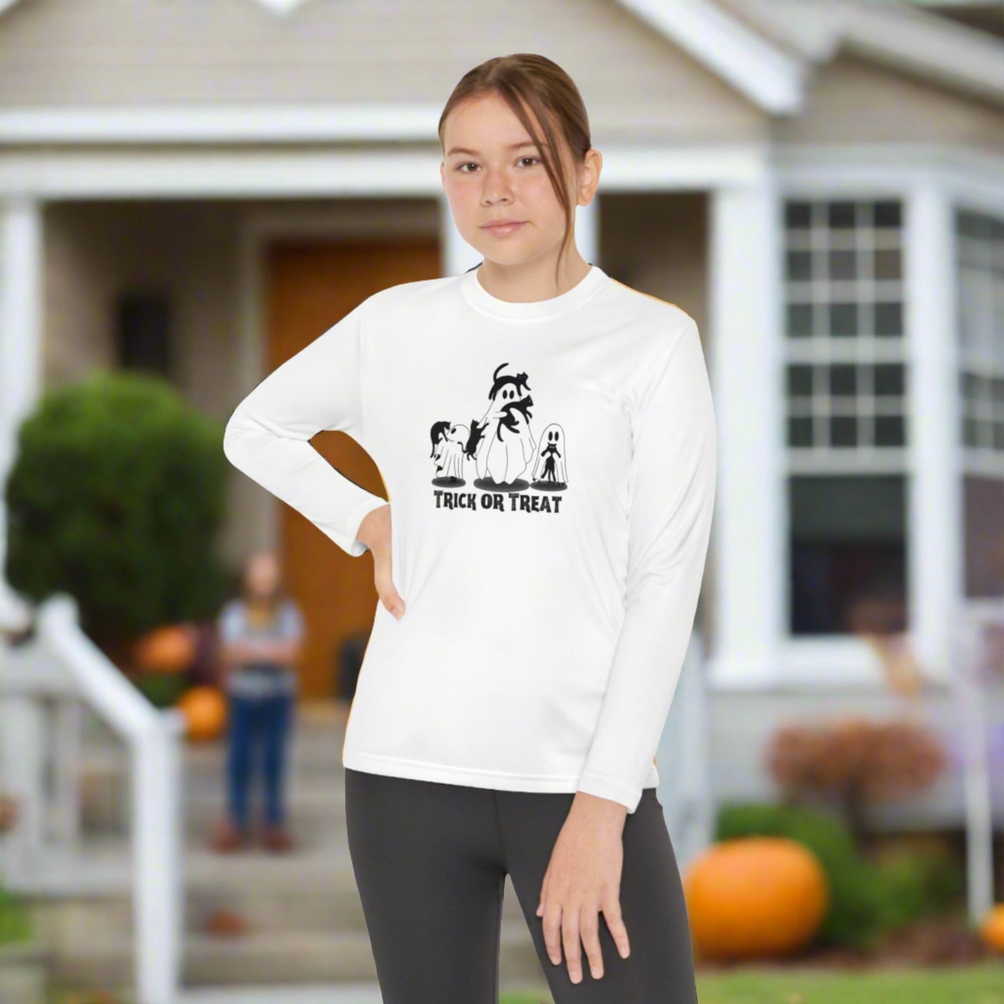 Ghostly Youth Long Sleeve Competitor Tee - Kids clothes - Epileptic Al’s Shop