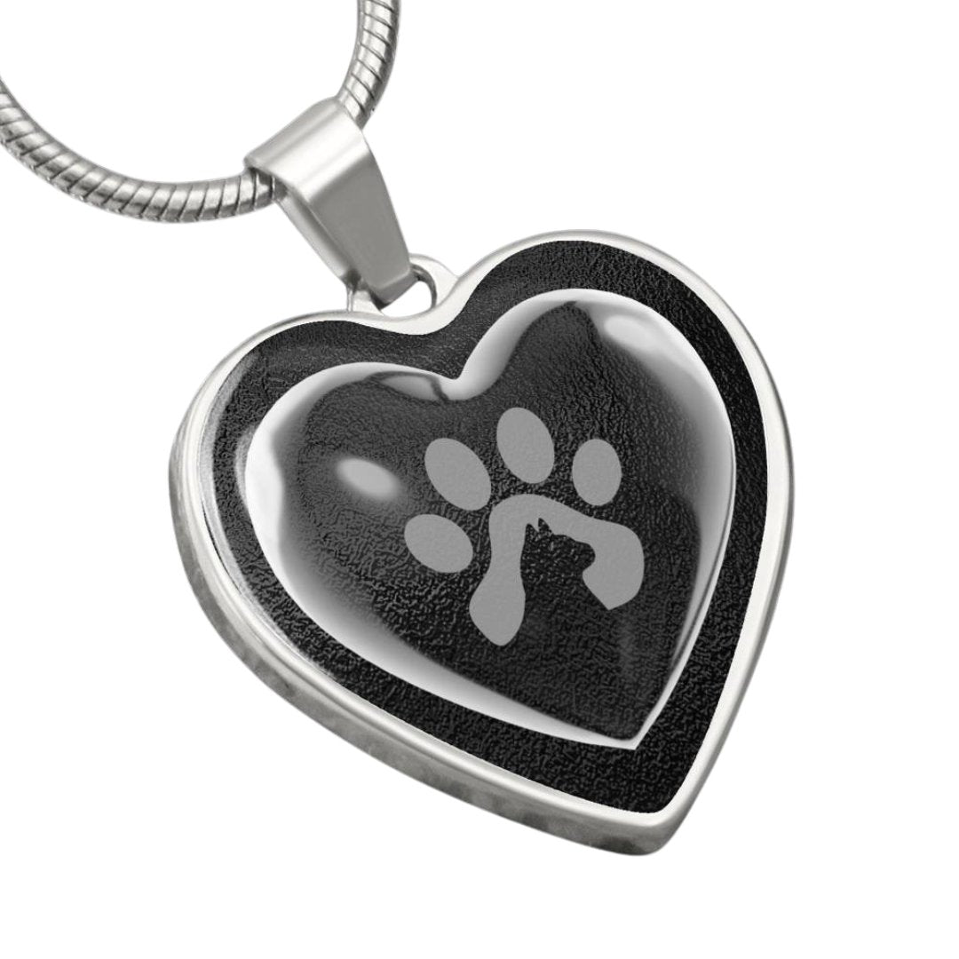 Glassy Paw Necklace - Jewelry - Epileptic Al’s Shop