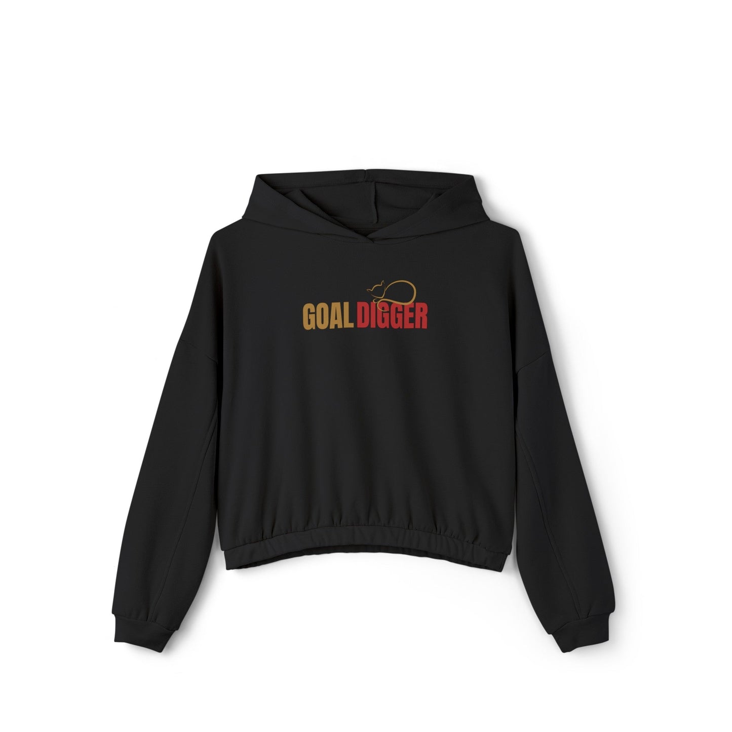 Goal Digger Women's Cinched Bottom Hoodie - Hoodie - Epileptic Al’s Shop