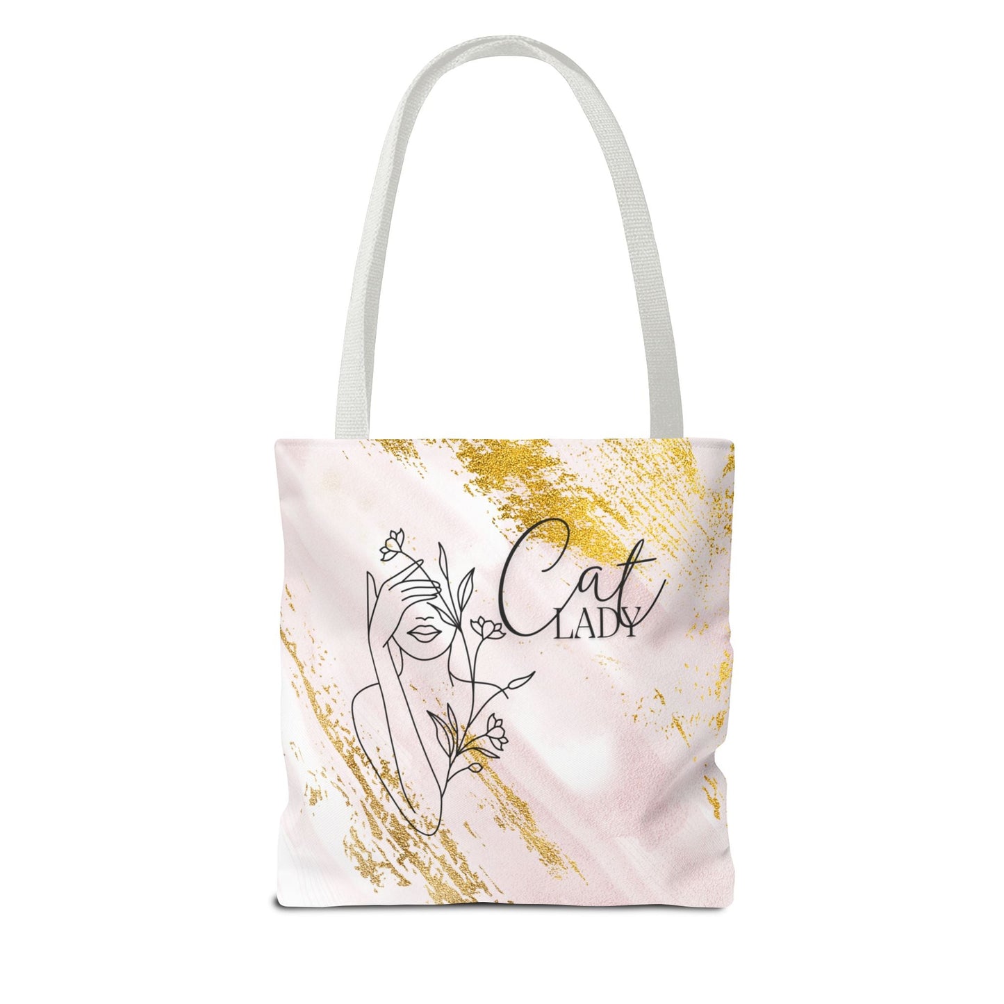 Gold Dust Cat Lady Tote Bag - Bags - EpiAl's Shop