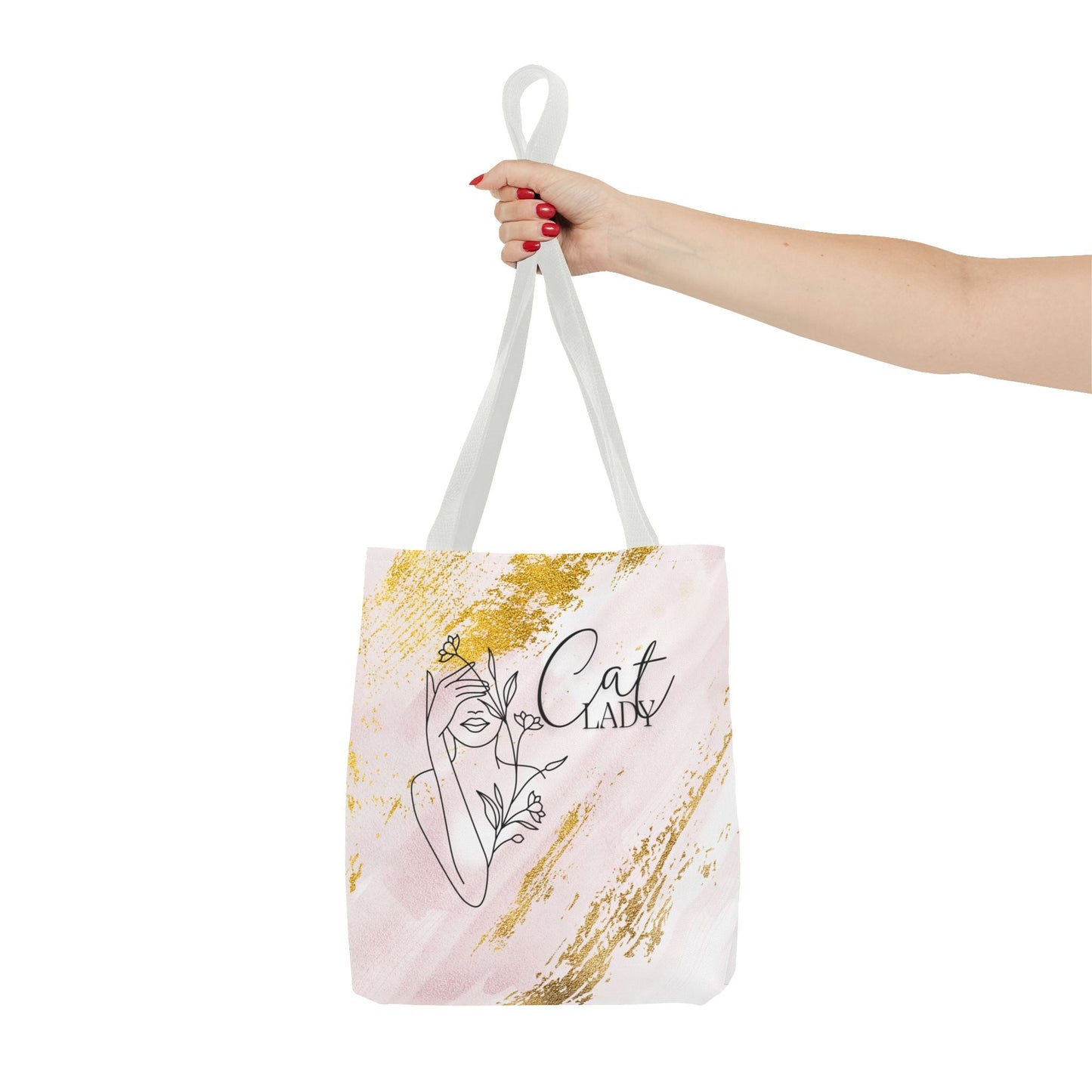 Gold Dust Cat Lady Tote Bag - Bags - EpiAl's Shop