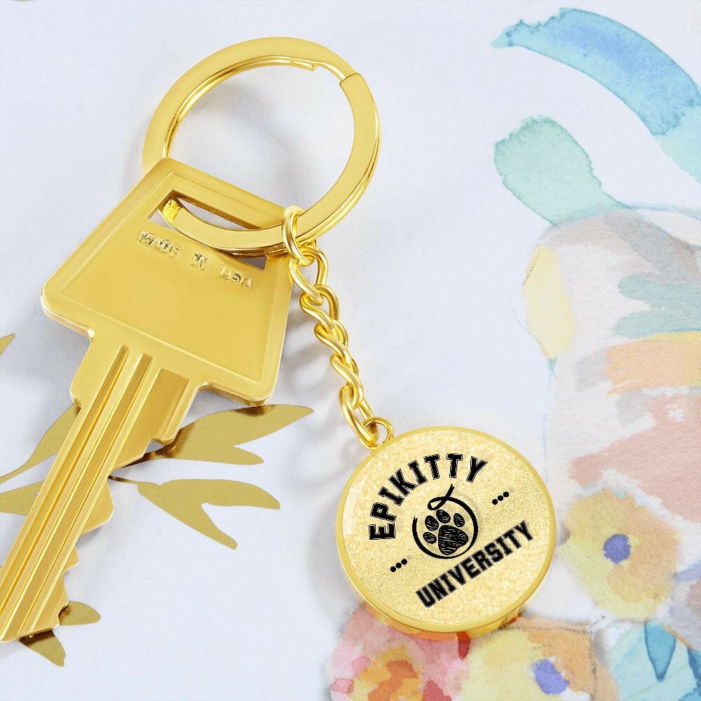 Gold Epikitty U Keychain - Jewelry - Epileptic Al’s Shop