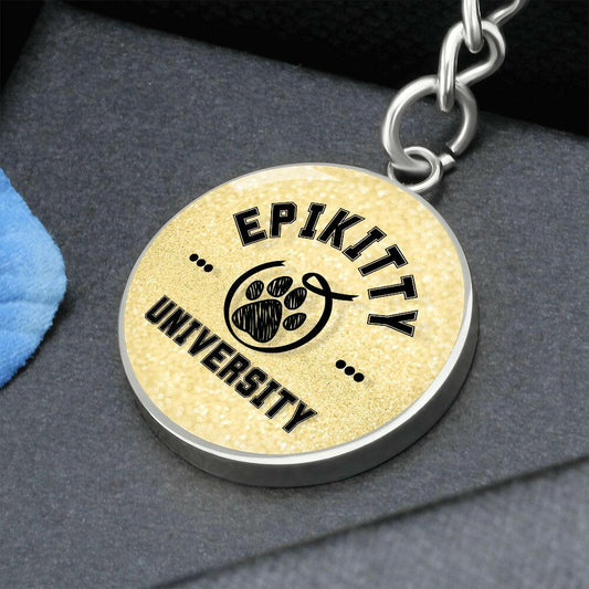 Gold Epikitty U Keychain - Jewelry - Epileptic Al’s Shop