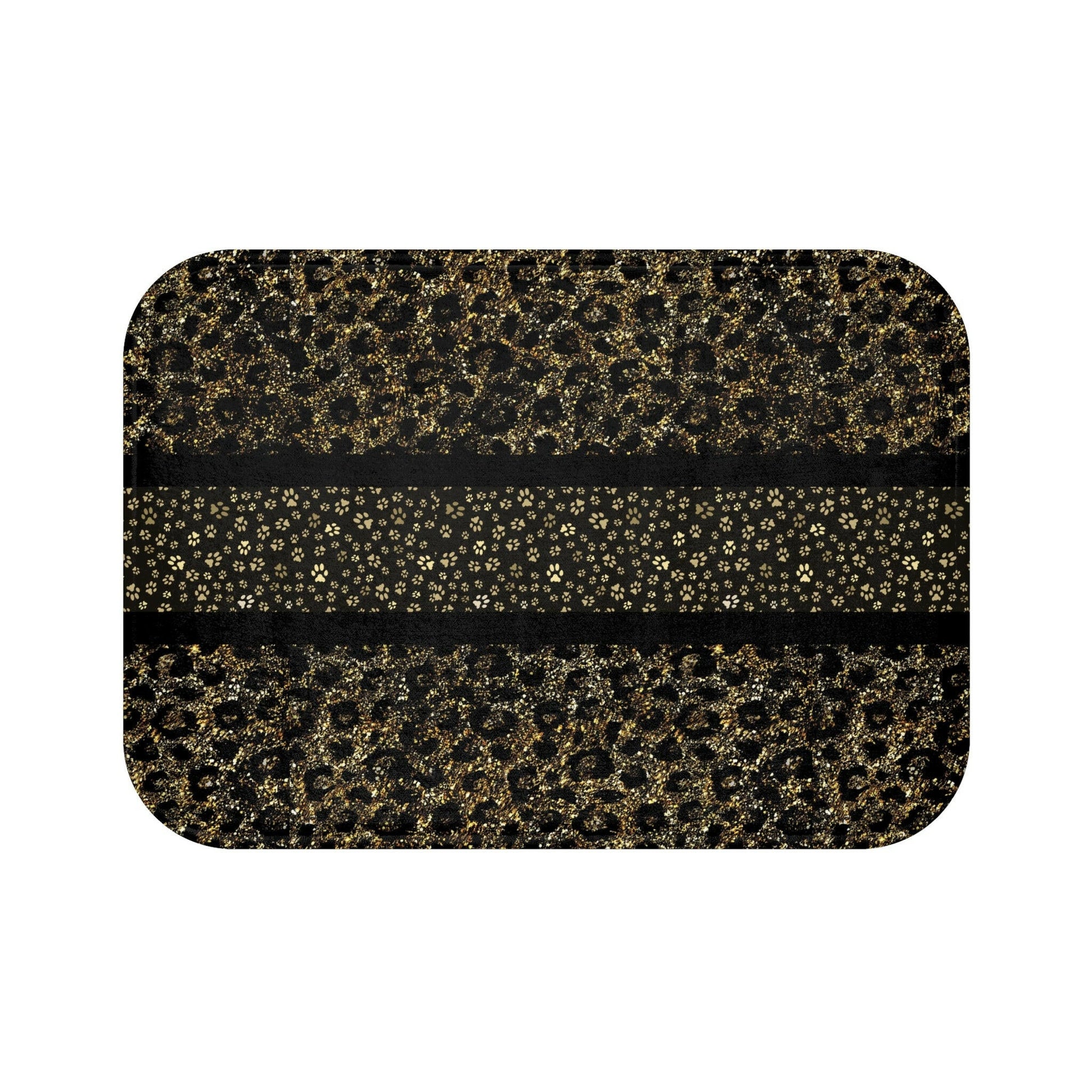 Gold Leopard Bath Mat - Home Decor - Epileptic Al’s Shop