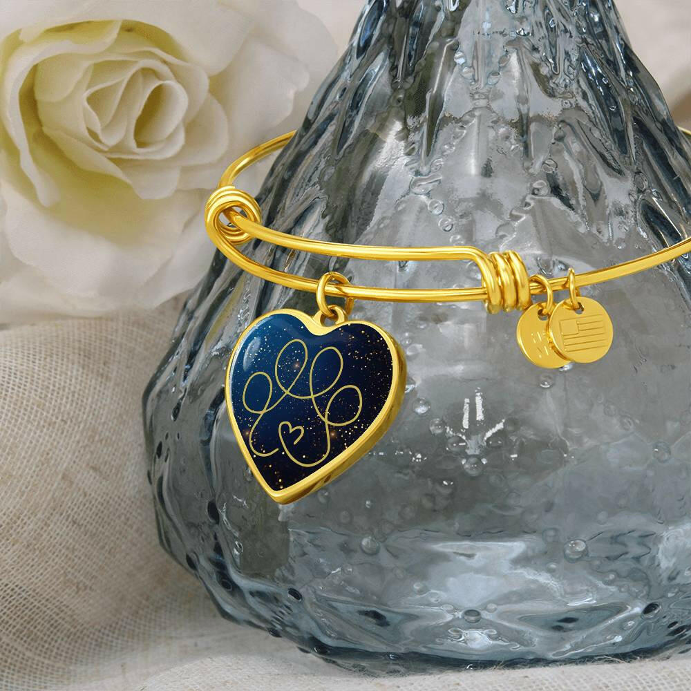 Gold on Blue Bracelet - Jewelry - Epileptic Al’s Shop