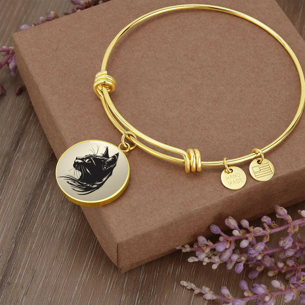 Golden Cat Bracelet - Jewelry - Epileptic Al’s Shop