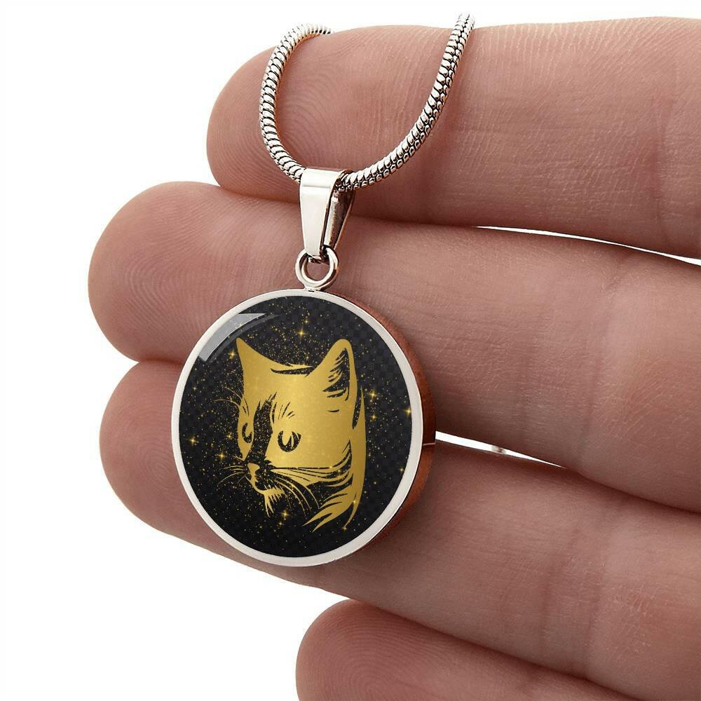 Golden Cat Necklace - Jewelry - Epileptic Al’s Shop