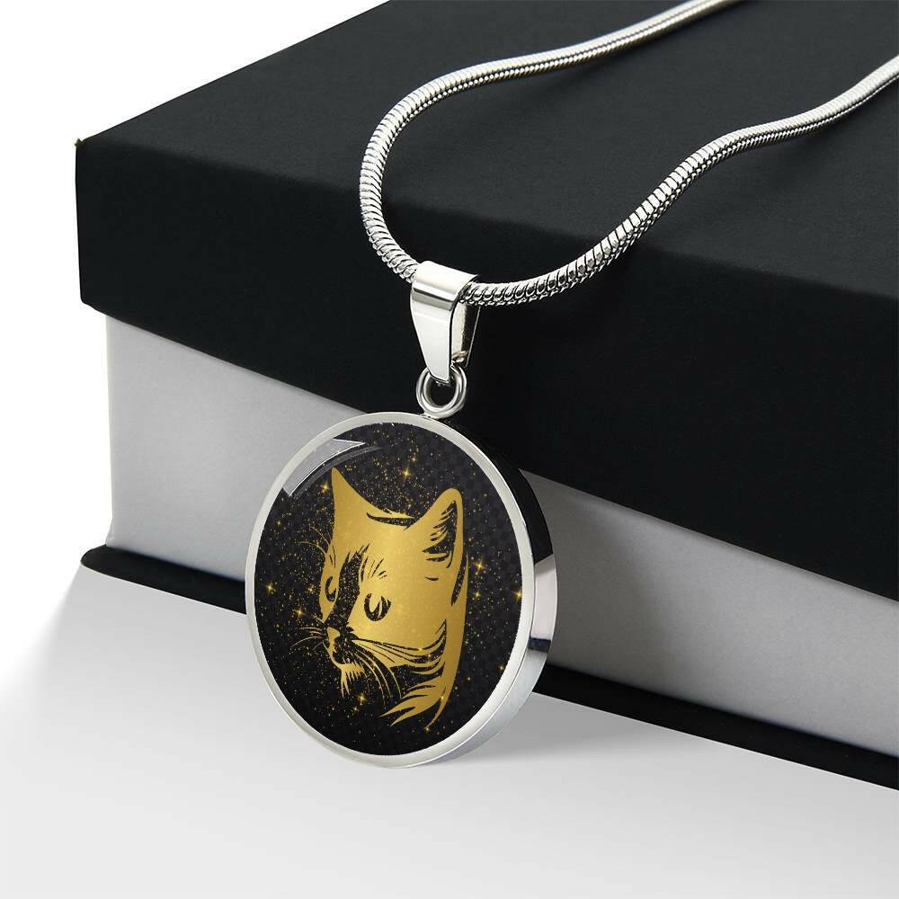 Golden Cat Necklace - Jewelry - Epileptic Al’s Shop