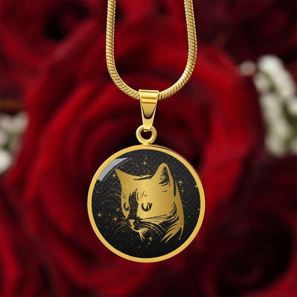 Golden Cat Necklace - Jewelry - Epileptic Al’s Shop