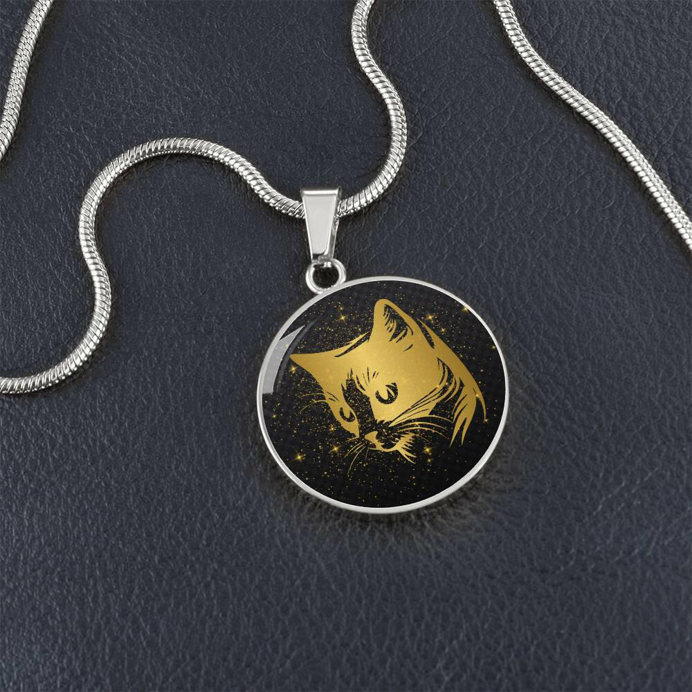 Golden Cat Necklace - Jewelry - Epileptic Al’s Shop