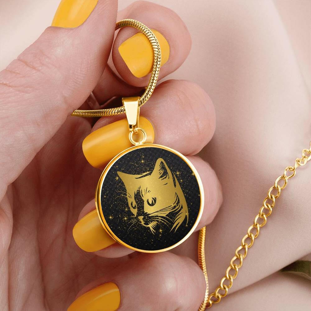 Golden Cat Necklace - Jewelry - Epileptic Al’s Shop