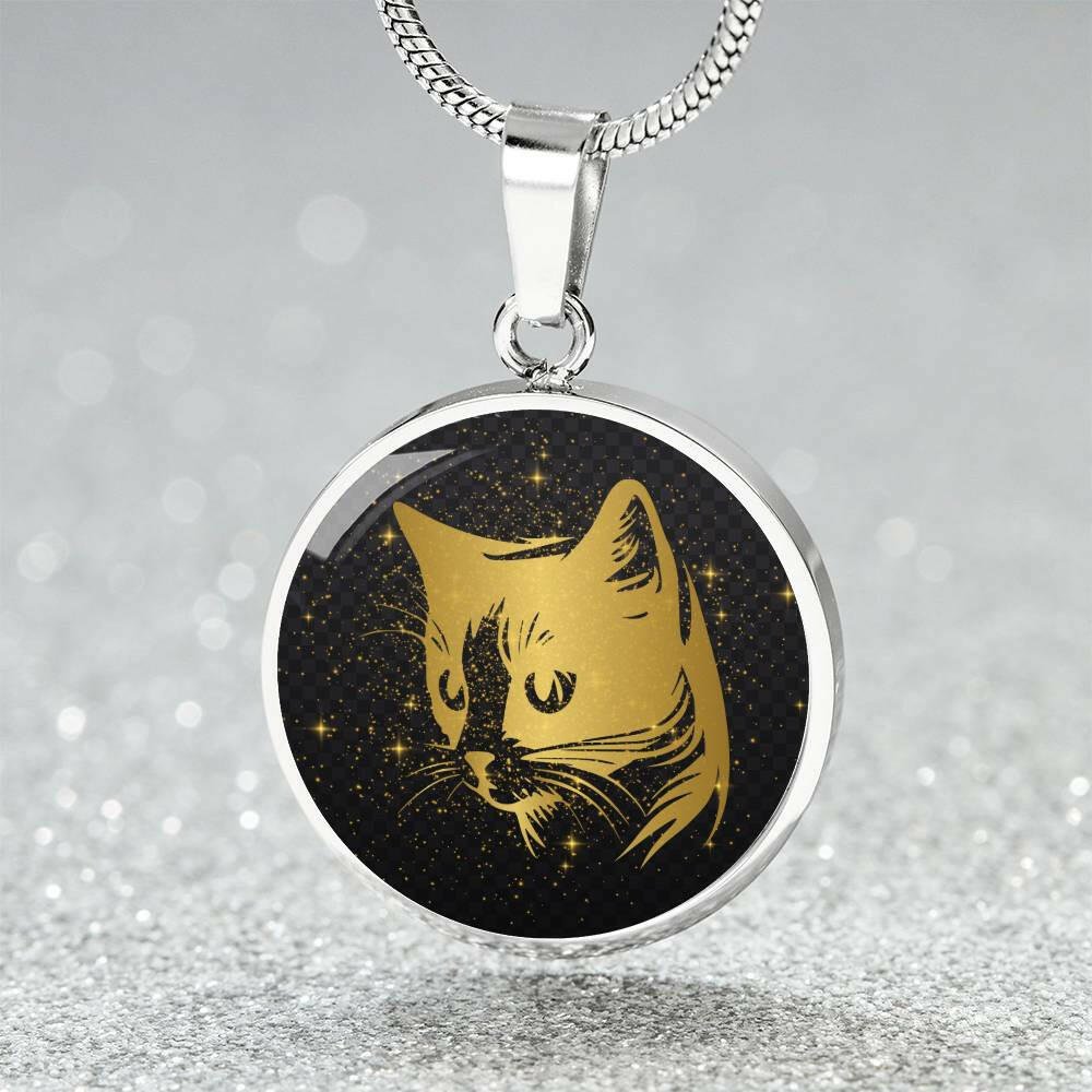 Golden Cat Necklace - Jewelry - Epileptic Al’s Shop