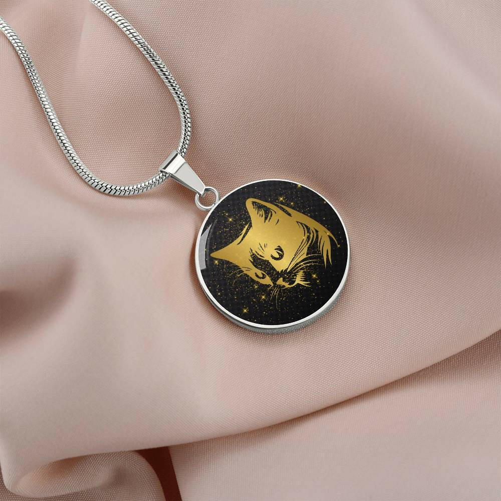 Golden Cat Necklace - Jewelry - Epileptic Al’s Shop