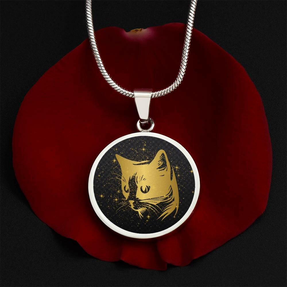 Golden Cat Necklace - Jewelry - Epileptic Al’s Shop