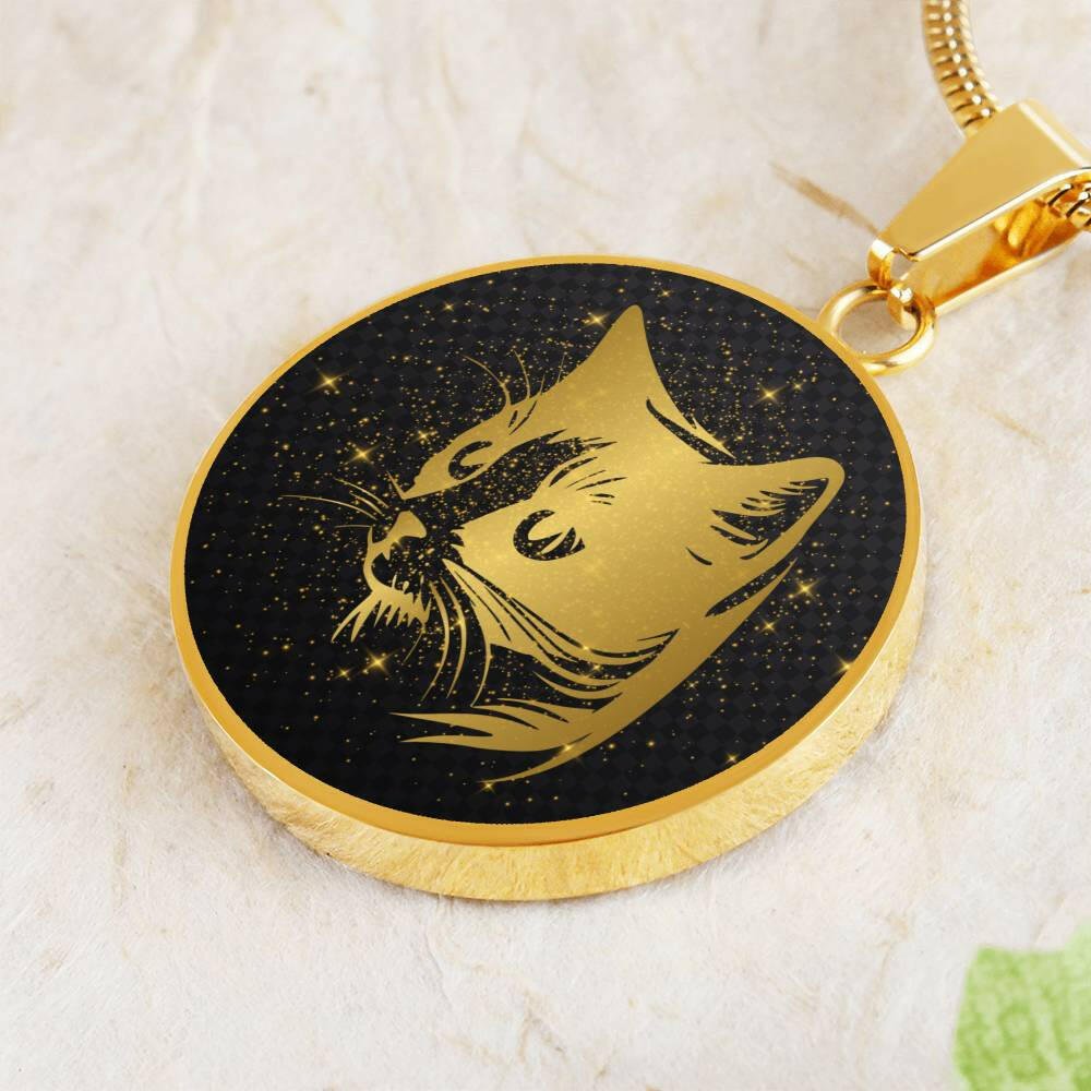 Golden Cat Necklace - Jewelry - Epileptic Al’s Shop