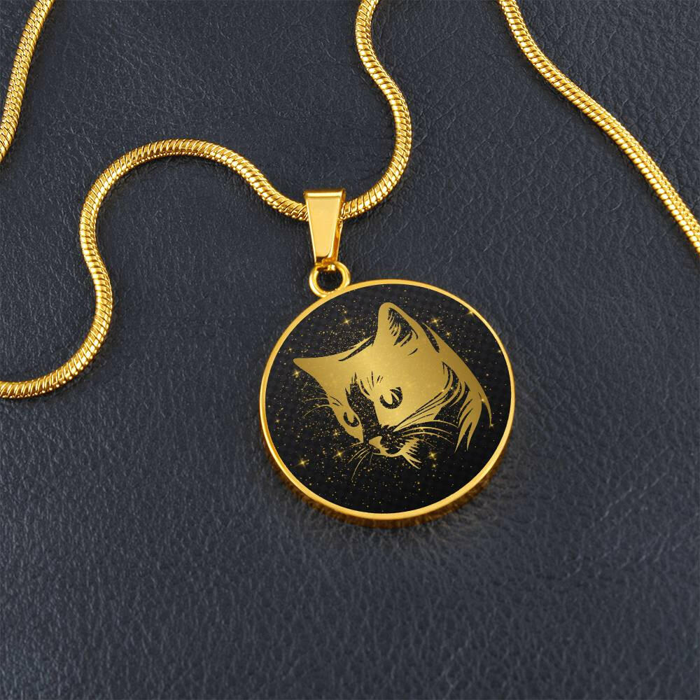 Golden Cat Necklace - Jewelry - Epileptic Al’s Shop