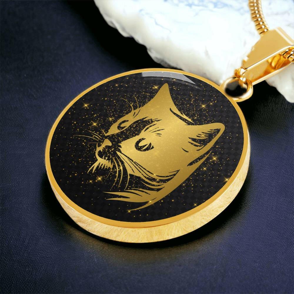 Golden Cat Necklace - Jewelry - Epileptic Al’s Shop