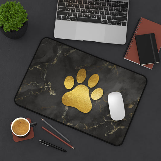 Golden Paw Desk Mat - Home Decor - Epileptic Al’s Shop