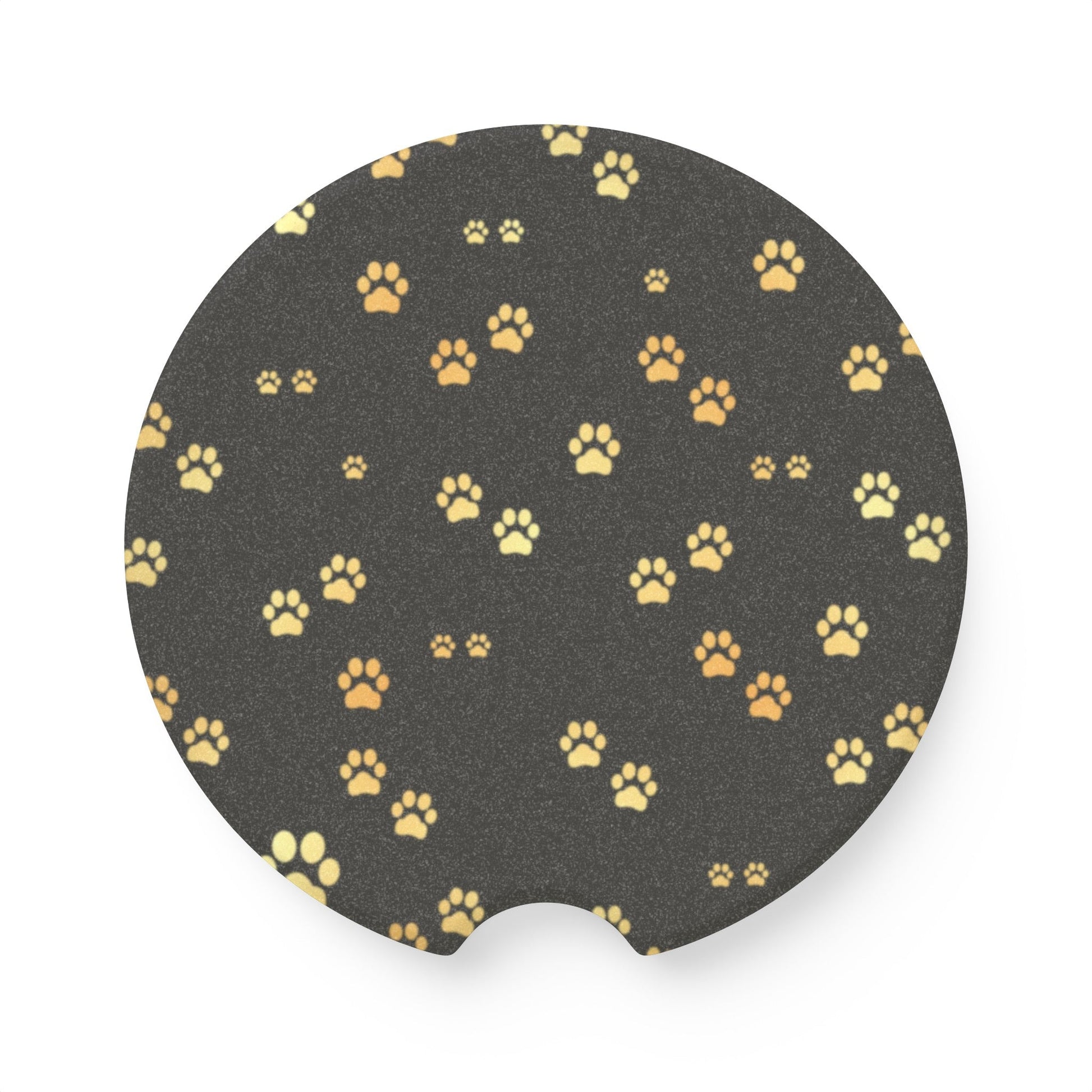 Golden Paws Soapstone Car Coaster - Accessories - Epileptic Al’s Shop