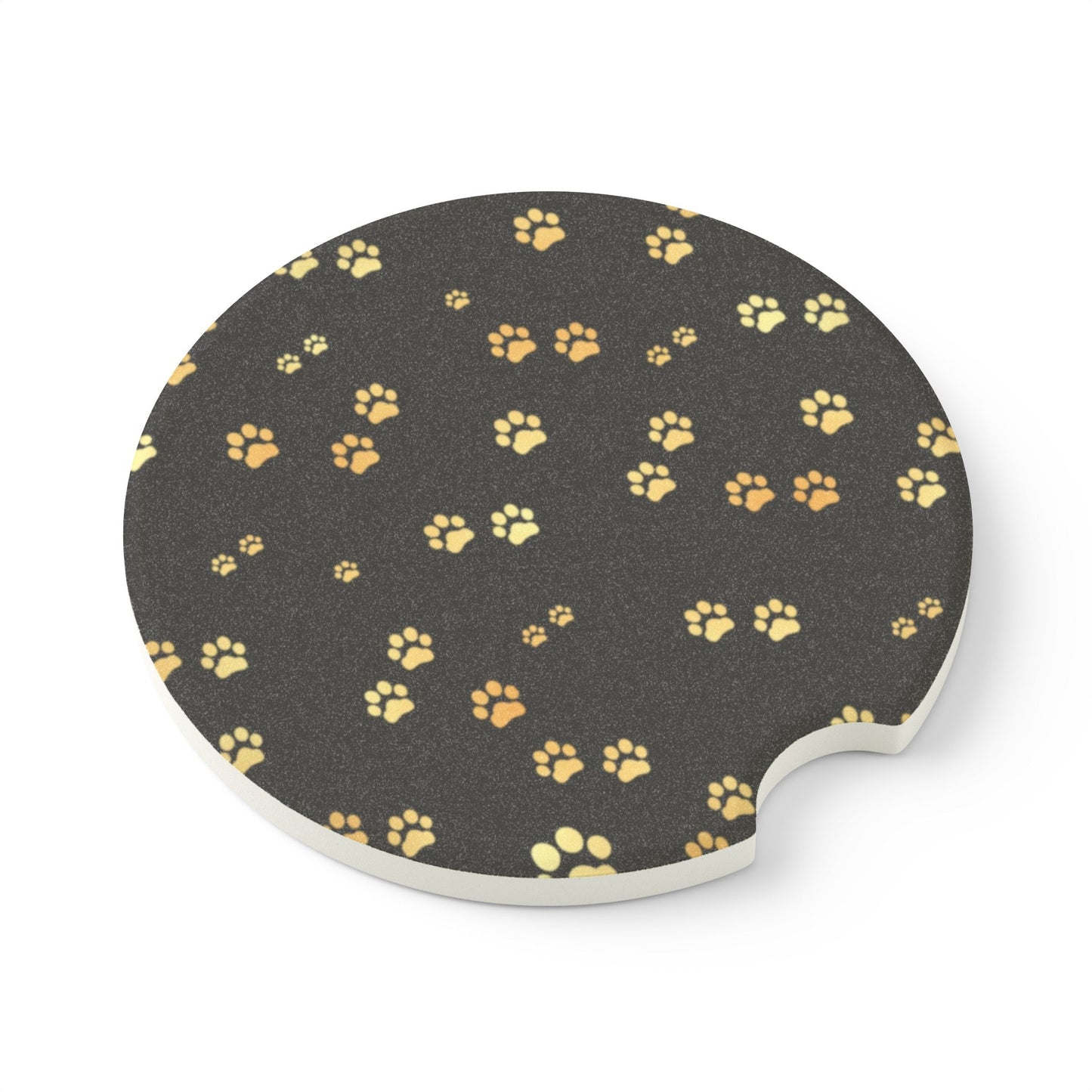 Golden Paws Soapstone Car Coaster - Accessories - Epileptic Al’s Shop