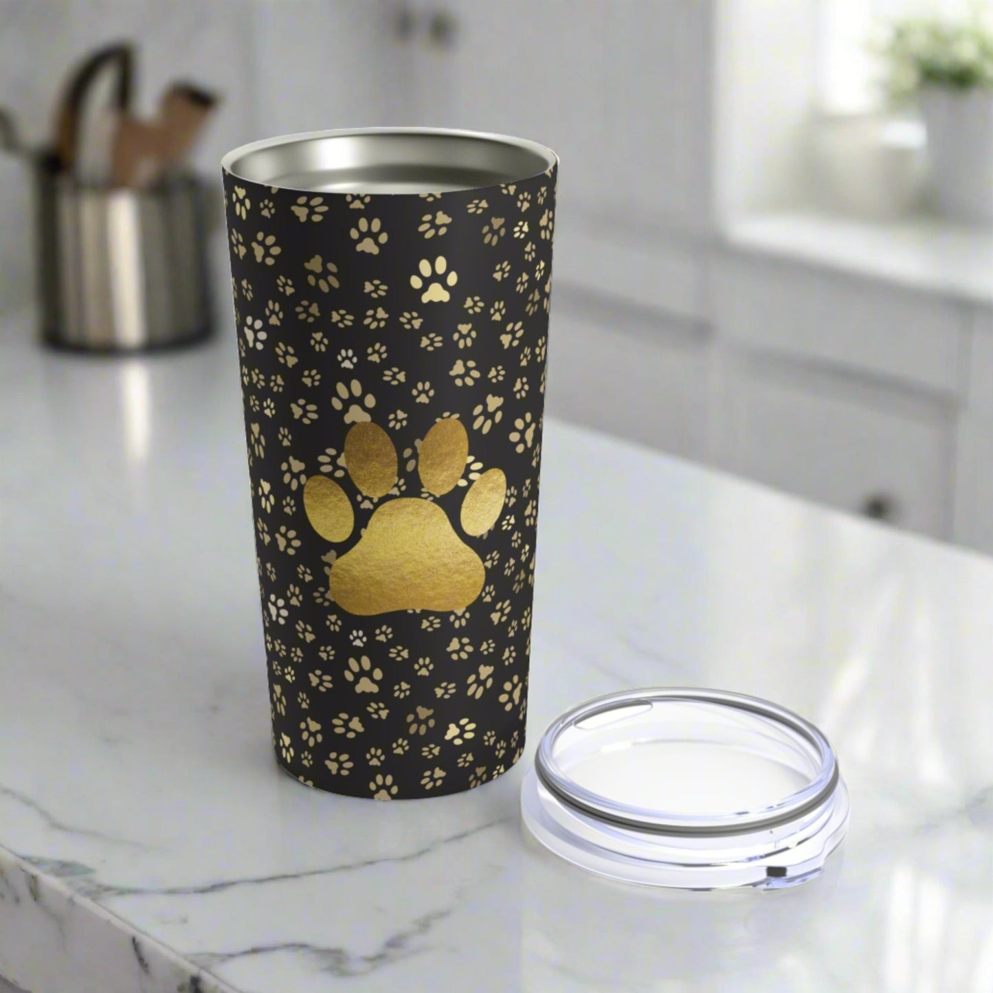 Golden Paws Tumbler - Mug - Epileptic Al’s Shop