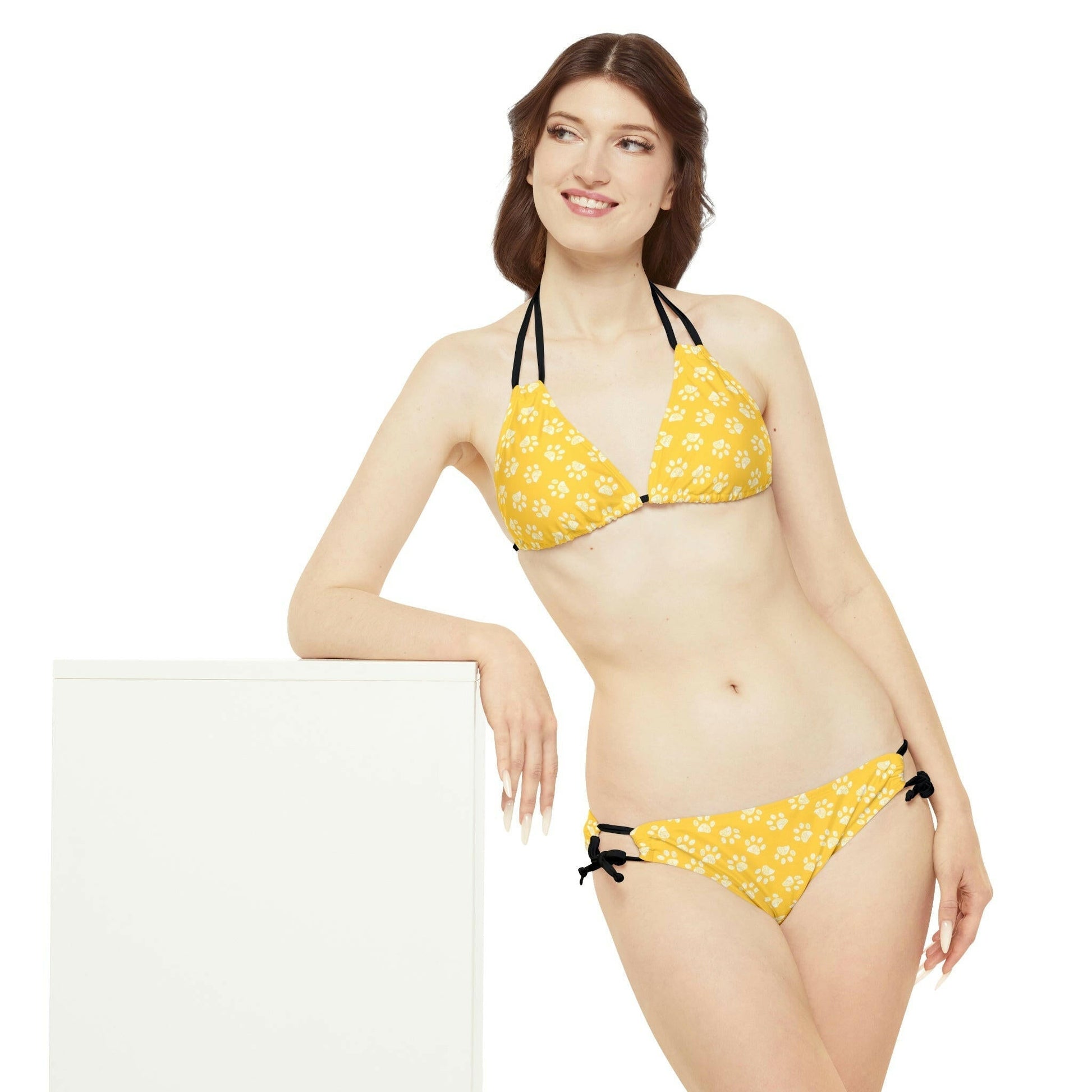 Goldenpaw Strappy Bikini Set - Swimwear - Epileptic Al’s Shop