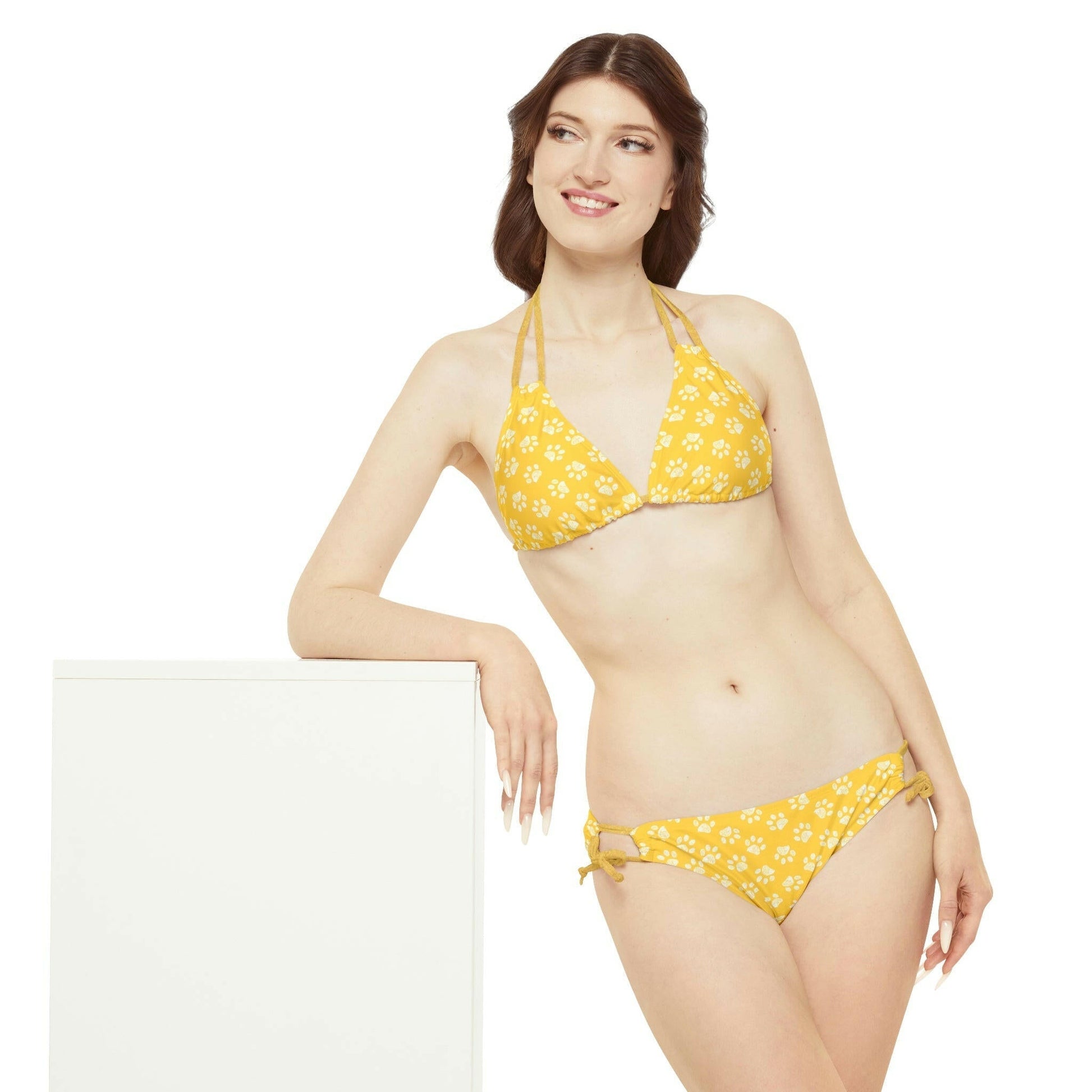 Goldenpaw Strappy Bikini Set - Swimwear - Epileptic Al’s Shop