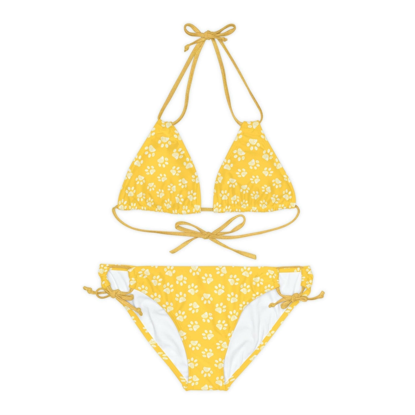 Goldenpaw Strappy Bikini Set - Swimwear - Epileptic Al’s Shop