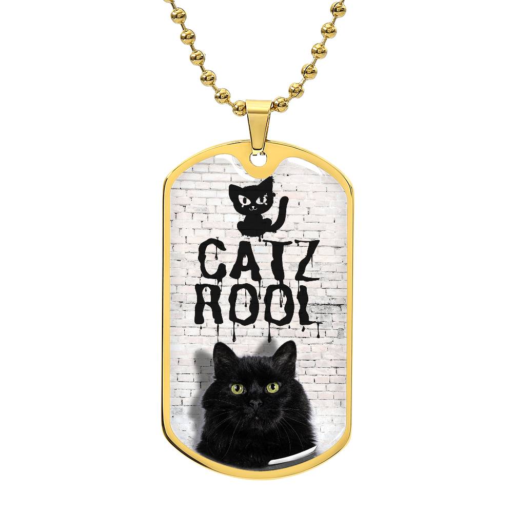 Graffiti Catz Rule Necklace - Jewelry - Epileptic Al’s Shop