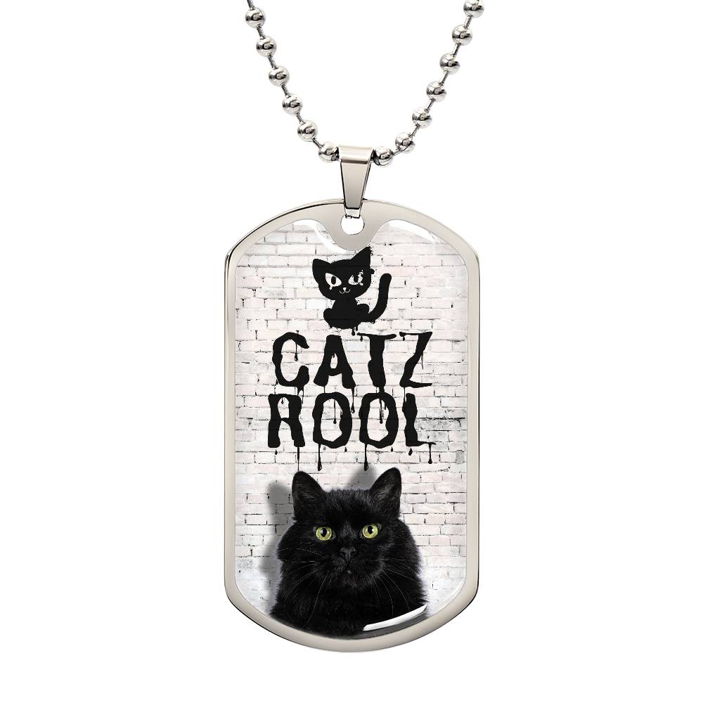 Graffiti Catz Rule Necklace - Jewelry - Epileptic Al’s Shop