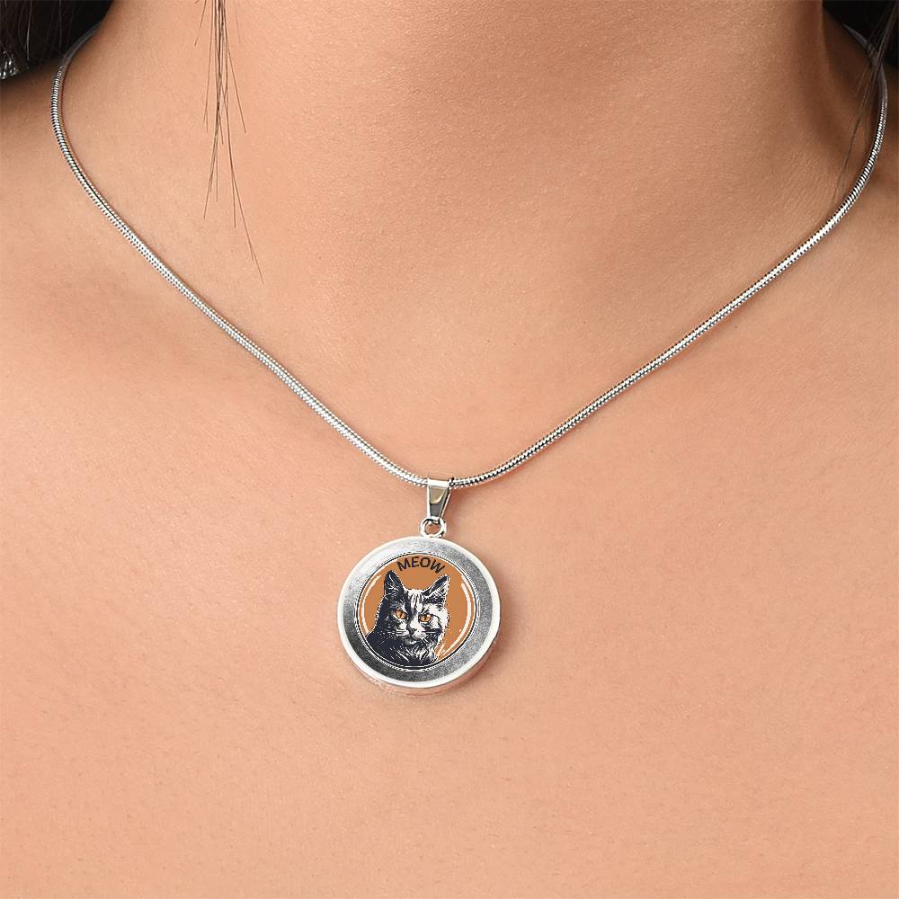 Gray Meow Necklace - Jewelry - Epileptic Al’s Shop