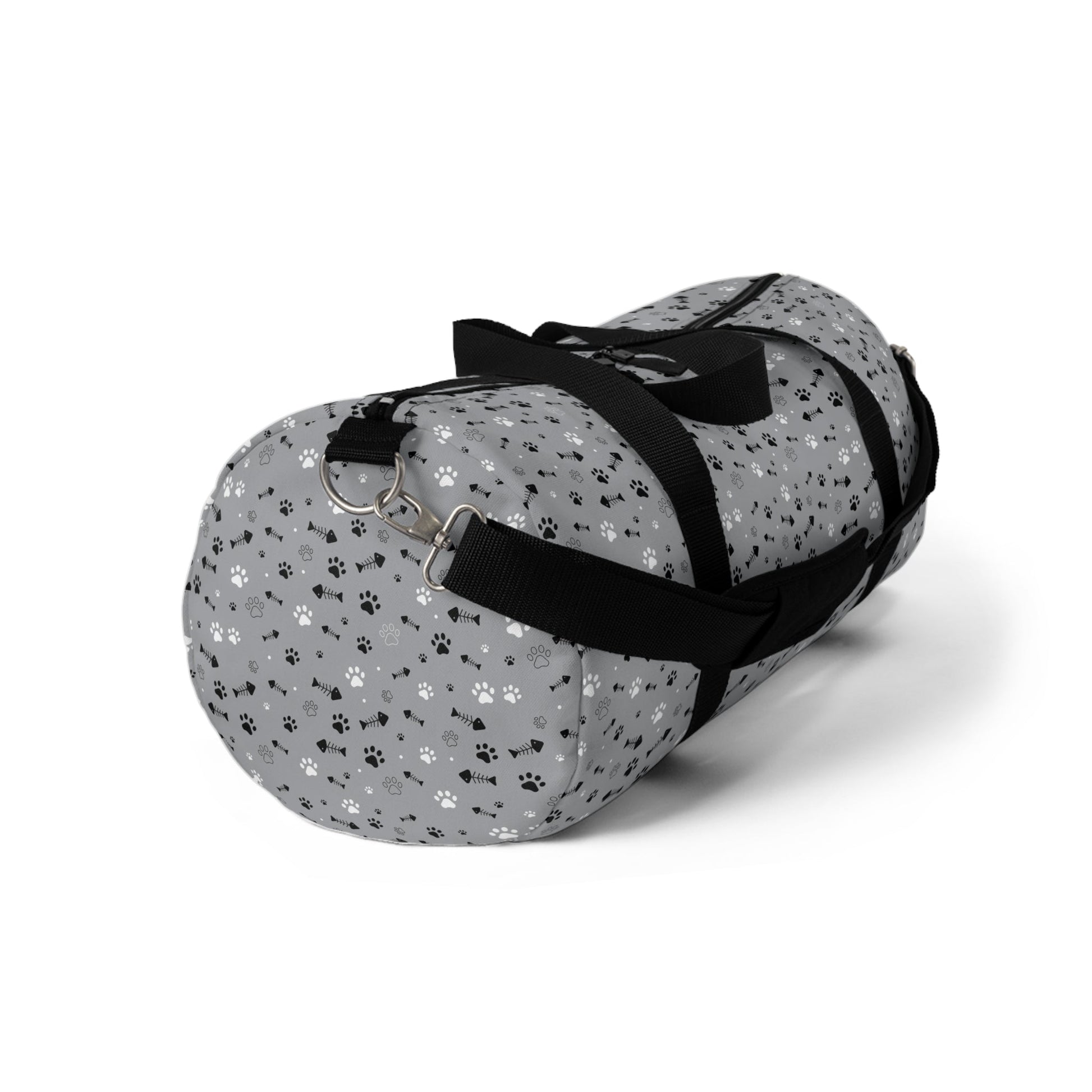 Gray Paws Duffel Bag - Bags - Epileptic Al’s Shop