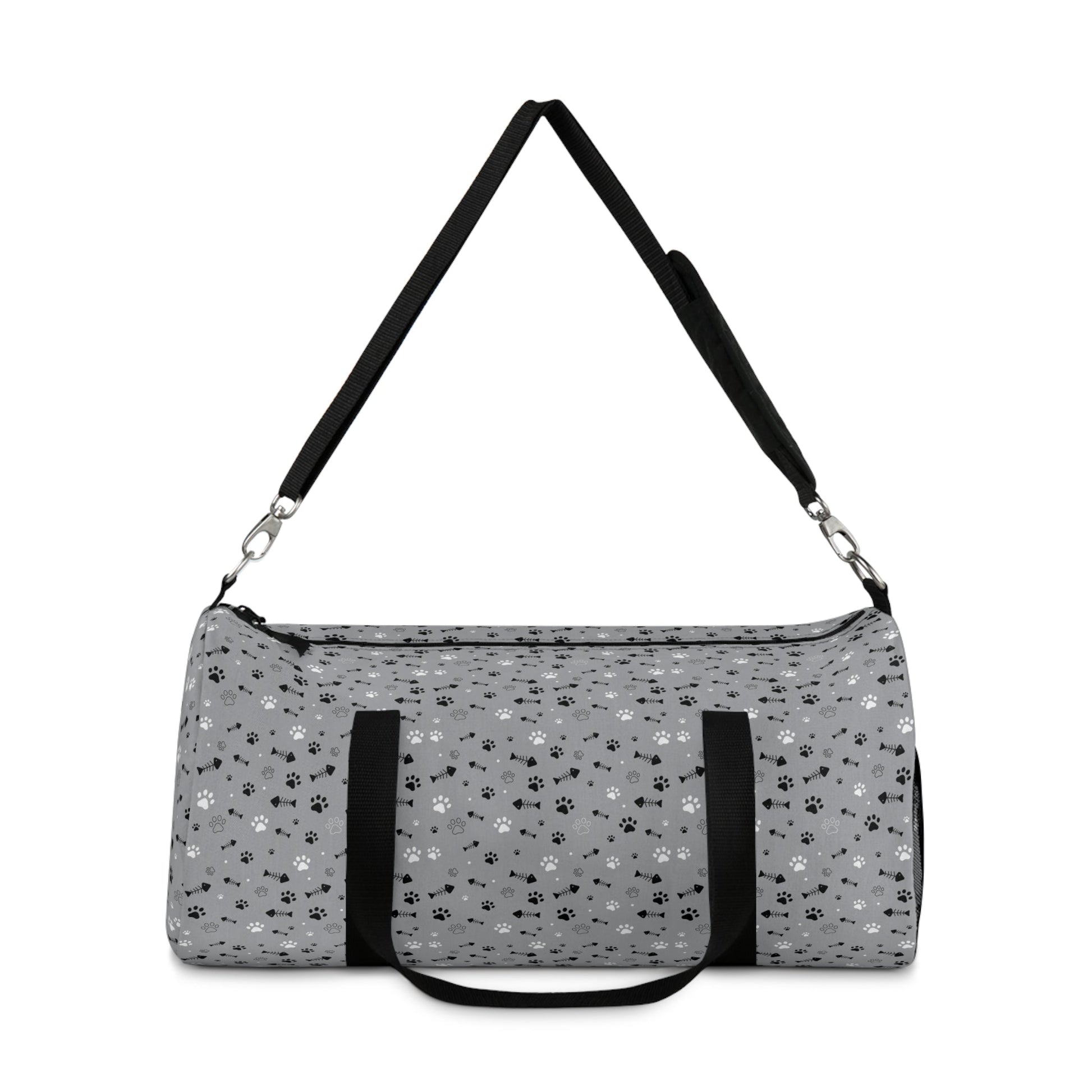 Gray Paws Duffel Bag - Bags - Epileptic Al’s Shop