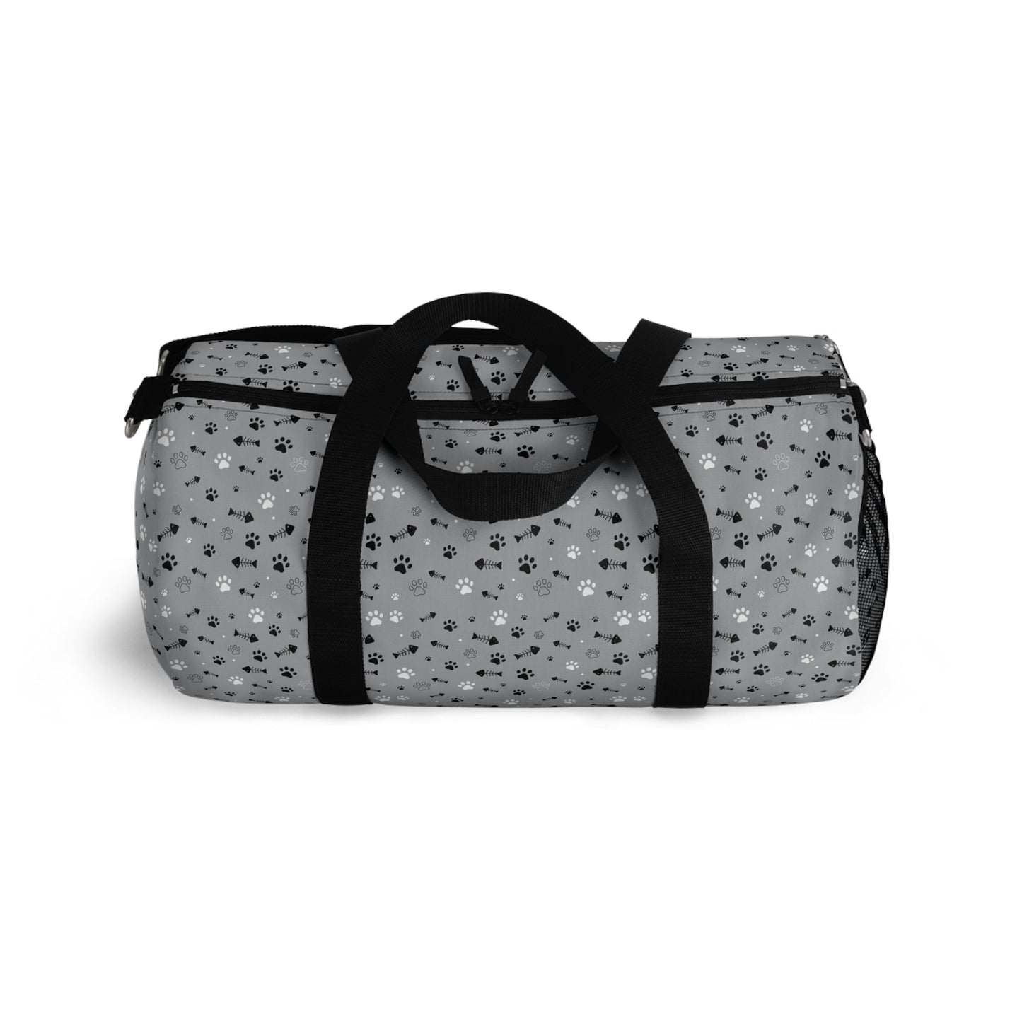 Gray Paws Duffel Bag - Bags - Epileptic Al’s Shop