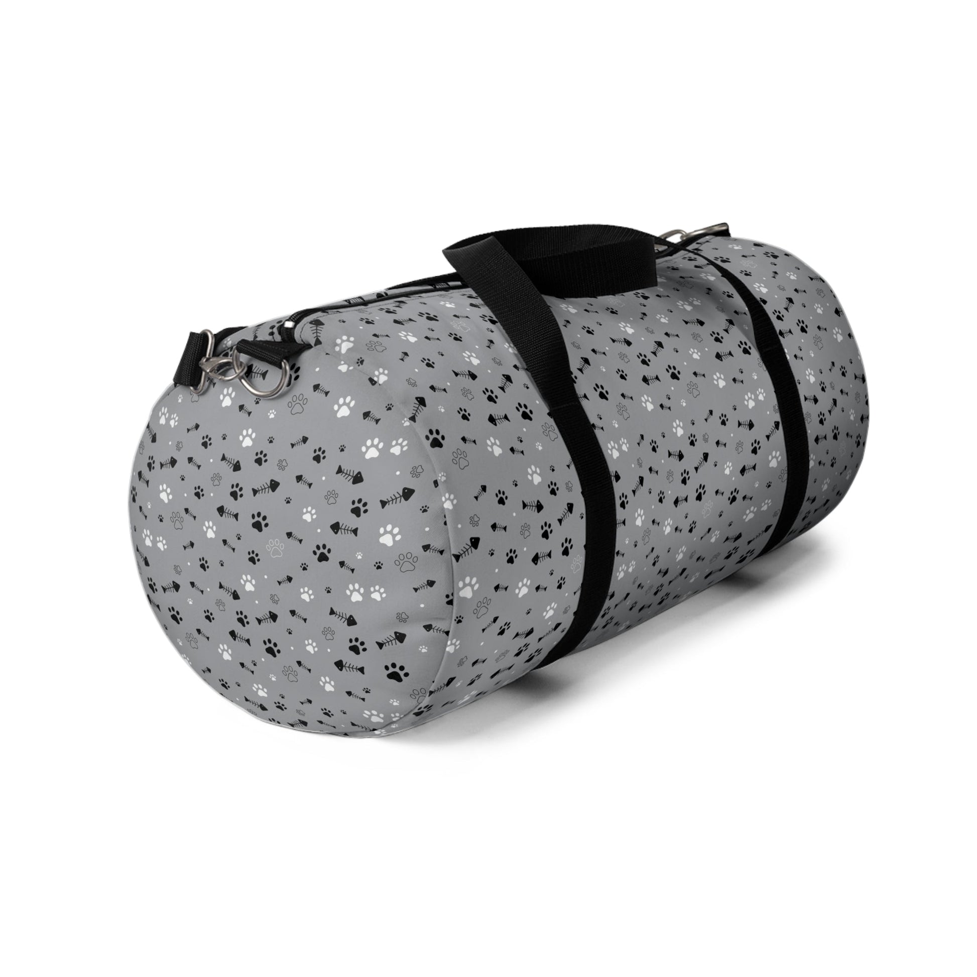 Gray Paws Duffel Bag - Bags - Epileptic Al’s Shop