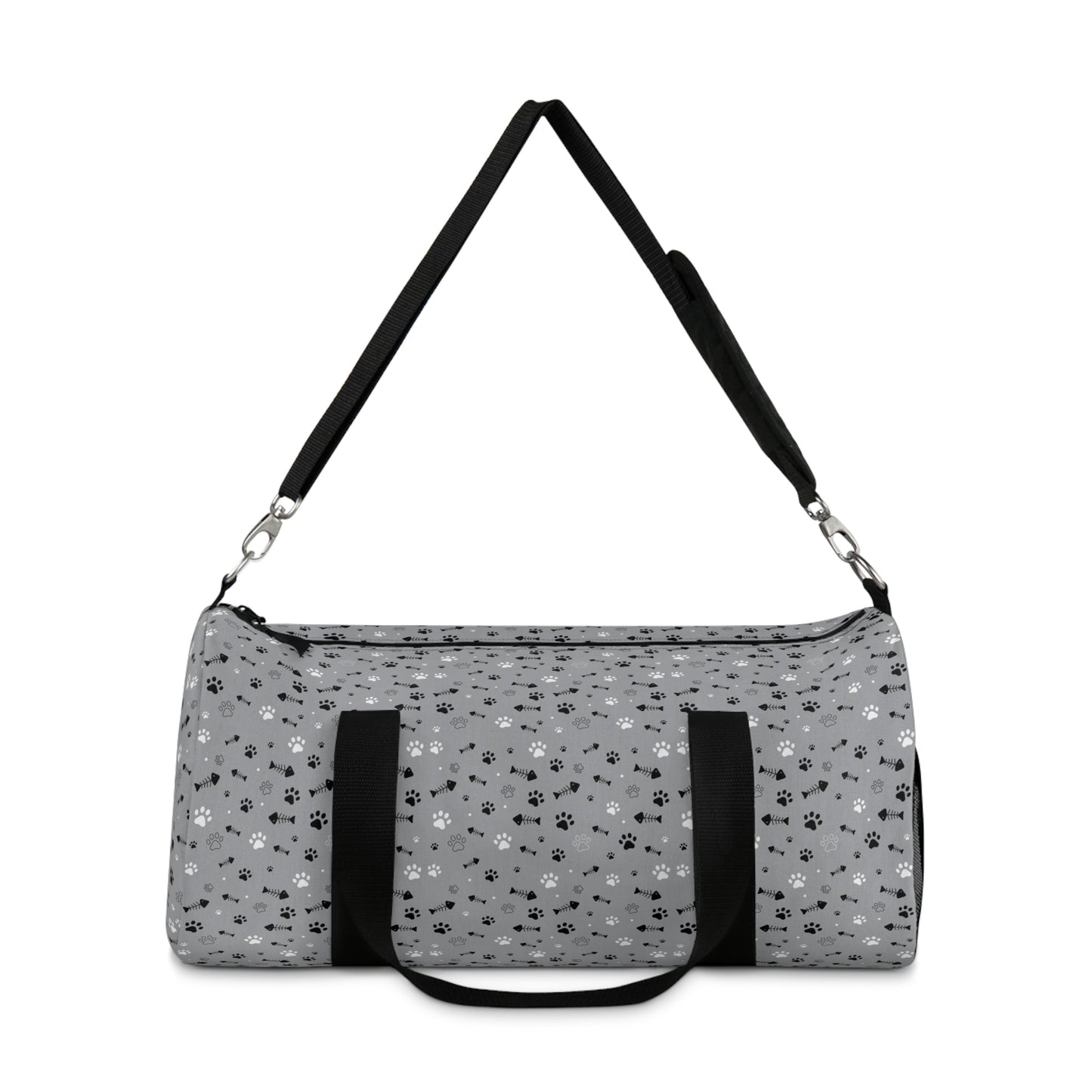 Gray Paws Duffel Bag - Bags - Epileptic Al’s Shop