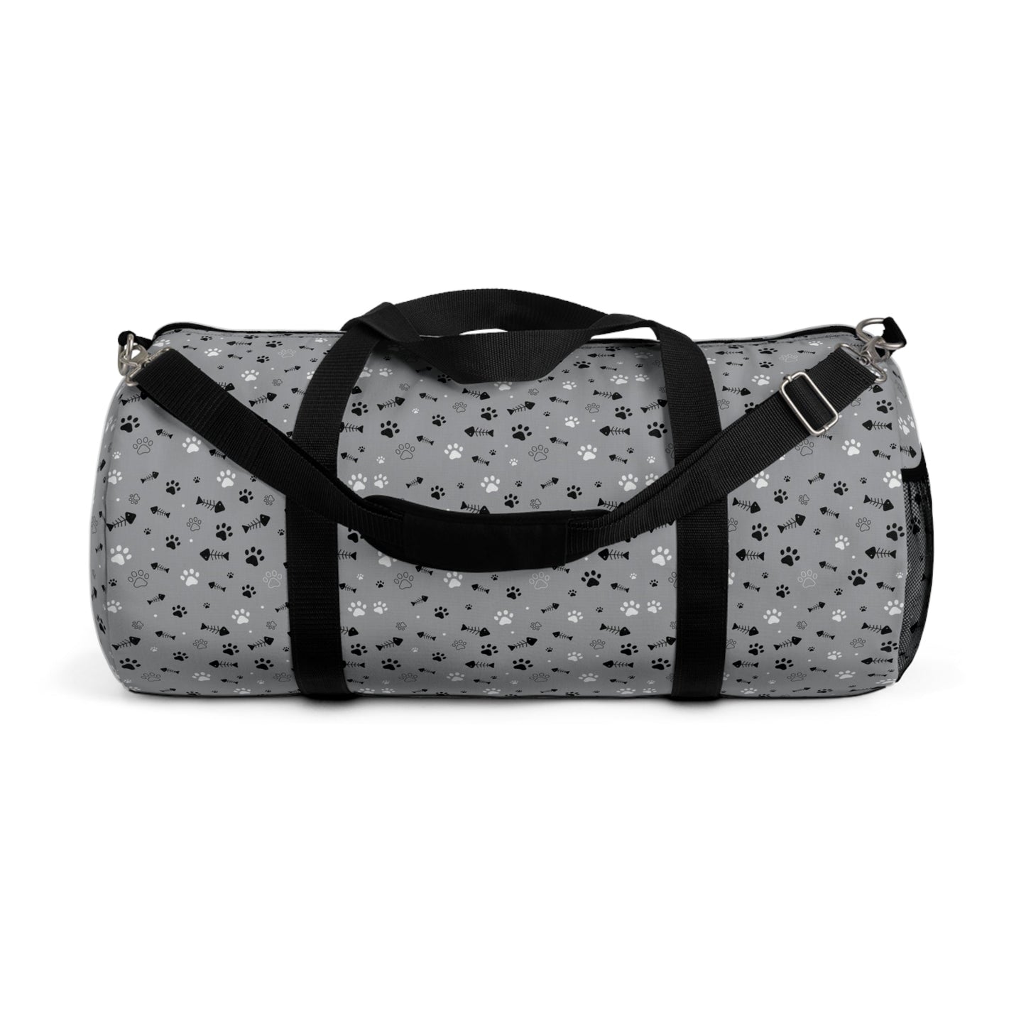 Gray Paws Duffel Bag - Bags - Epileptic Al’s Shop