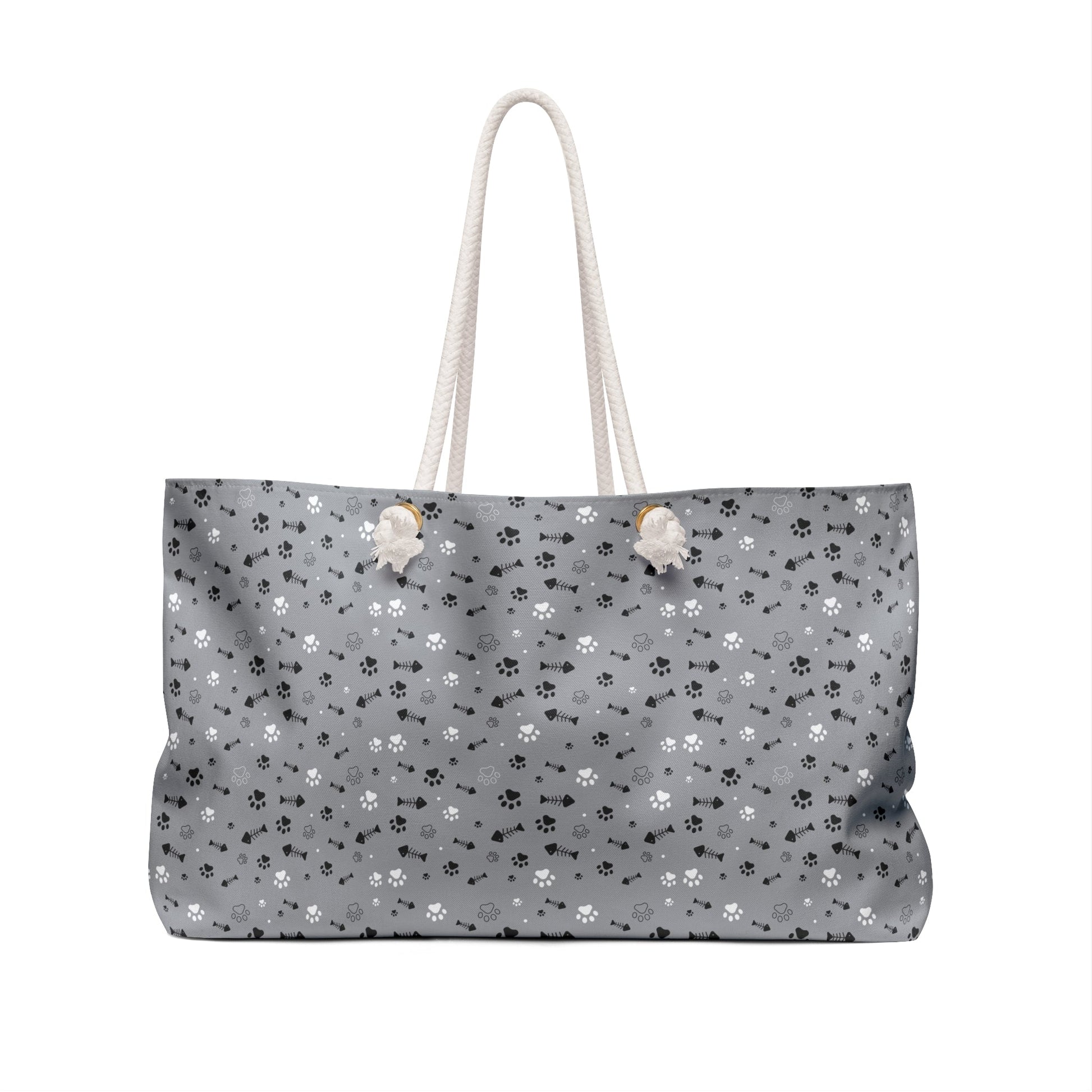 Gray Paws Weekender Bag - Bags - Epileptic Al’s Shop