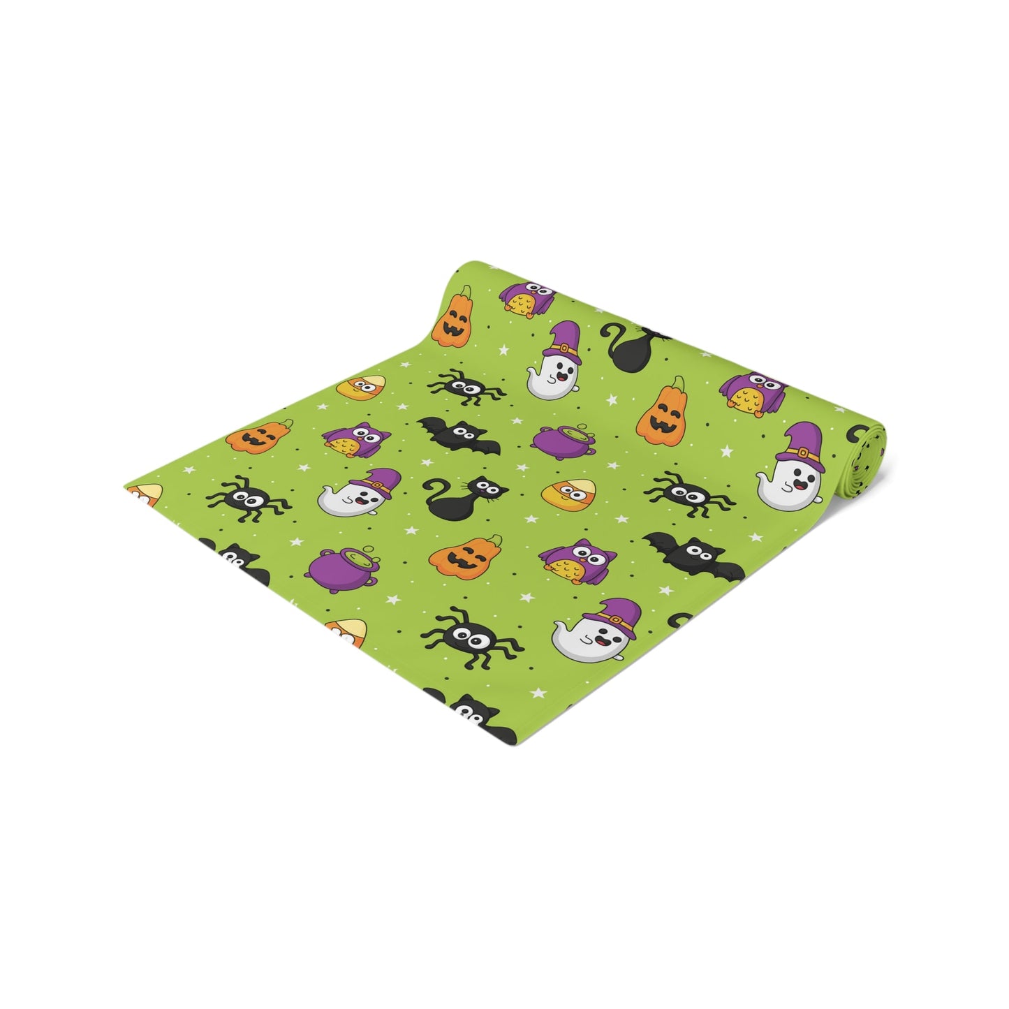 Green Halloween Table Runner (Cotton, Poly) - Home Decor - Epileptic Al’s Shop