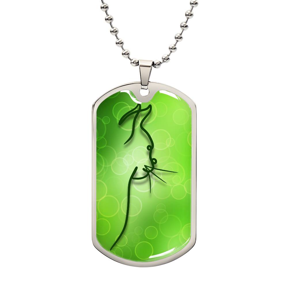 Green Kitty Necklace - Jewelry - Epileptic Al’s Shop