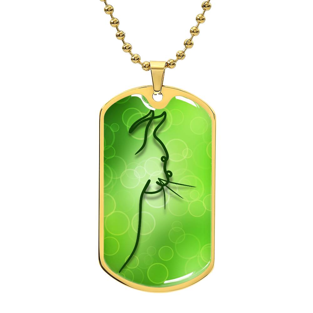 Green Kitty Necklace - Jewelry - Epileptic Al’s Shop