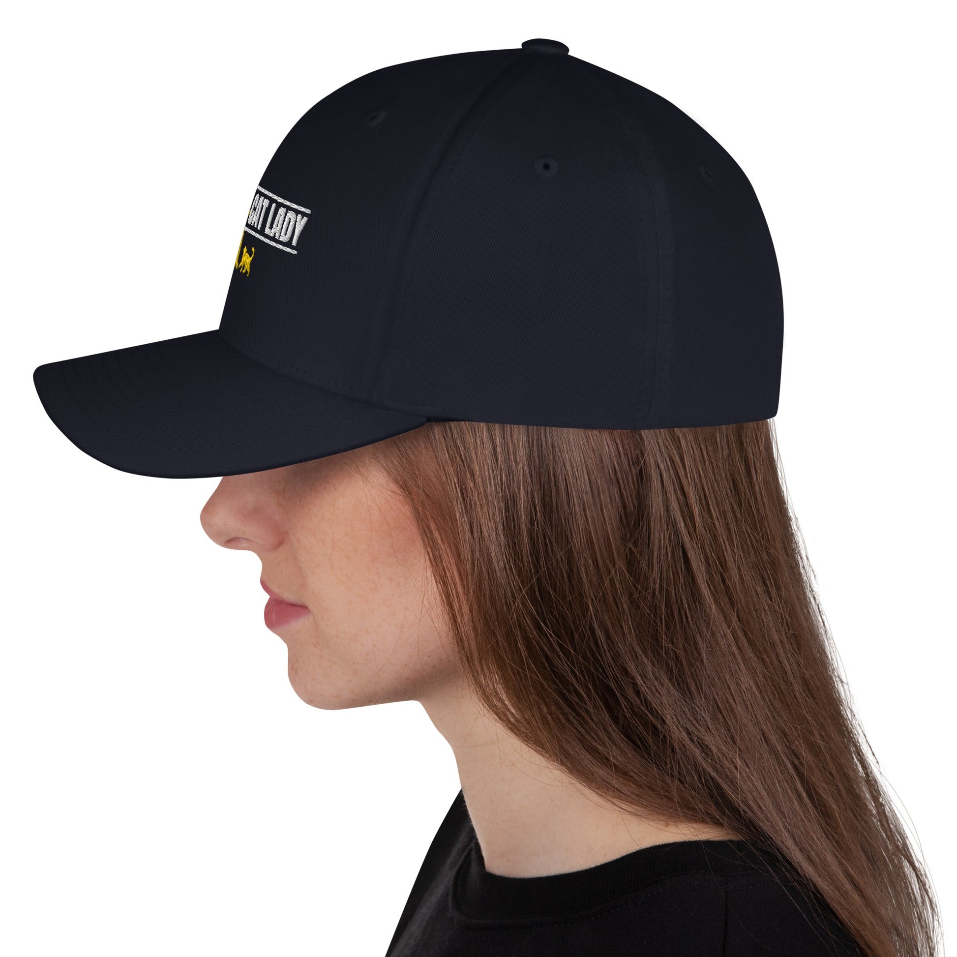 Groovy Cat Lady Structured Twill Cap - Hats - EpiAl's Shop