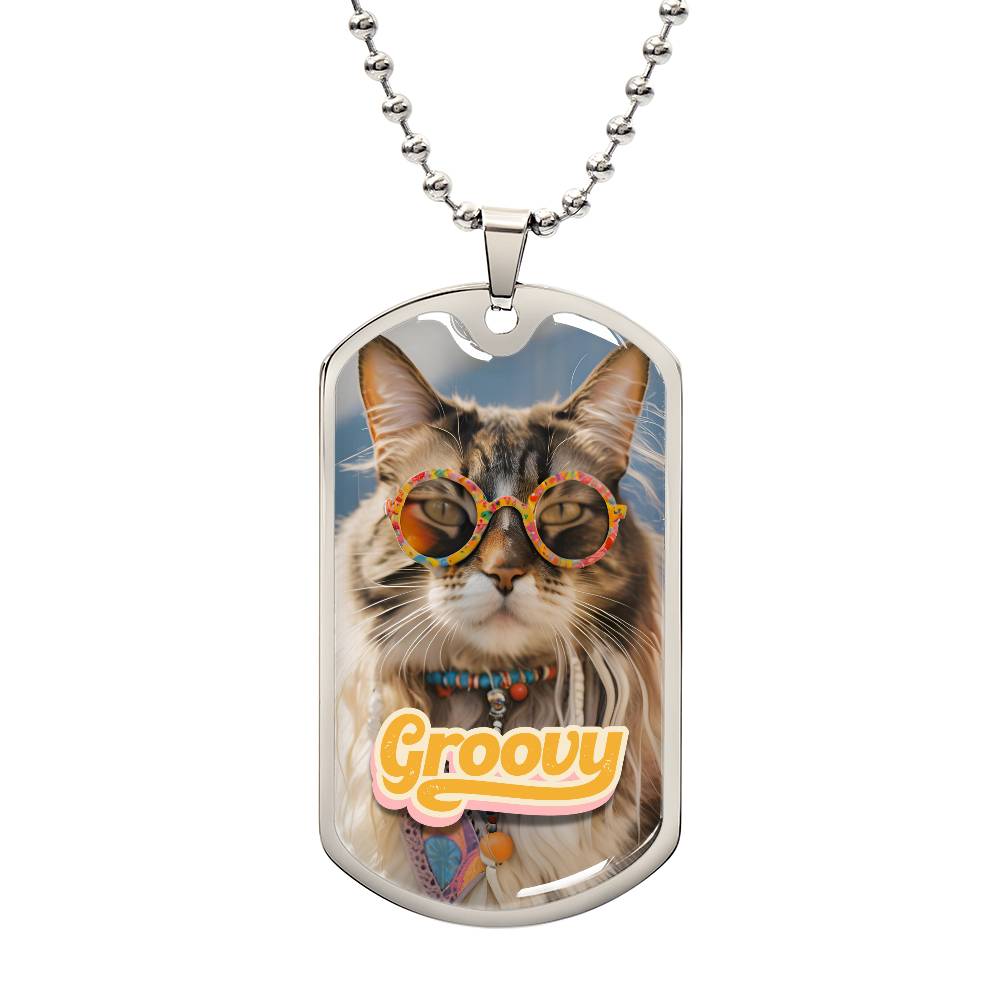 Groovy Kitty Necklace - Jewelry - Epileptic Al’s Shop