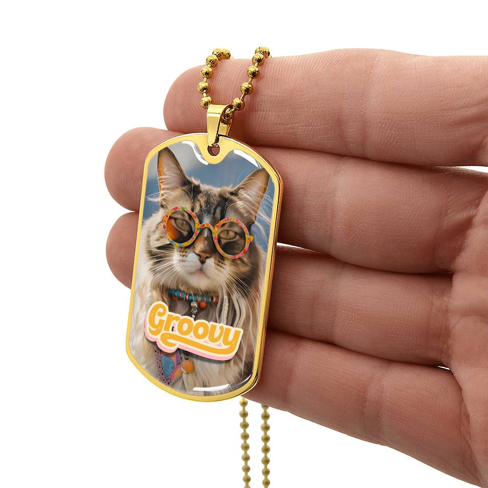 Groovy Kitty Necklace - Jewelry - Epileptic Al’s Shop