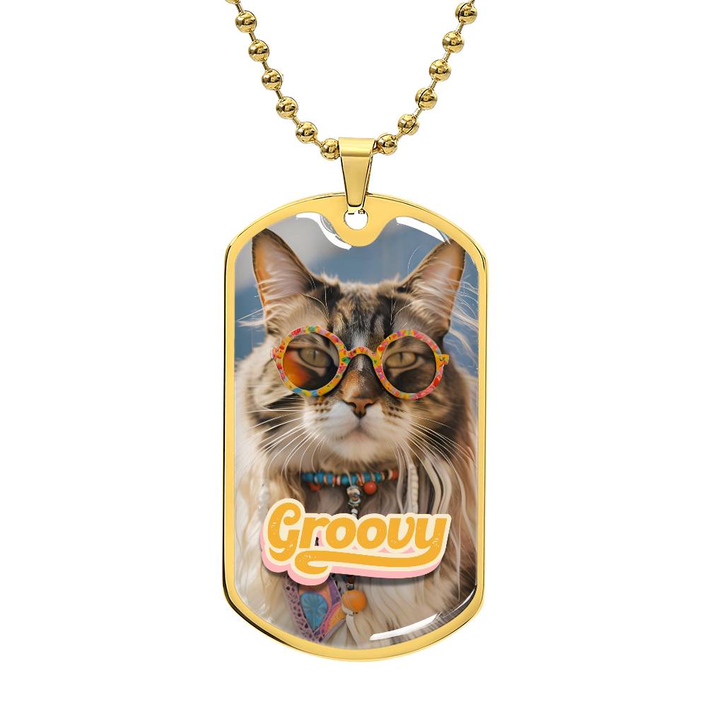 Groovy Kitty Necklace - Jewelry - Epileptic Al’s Shop