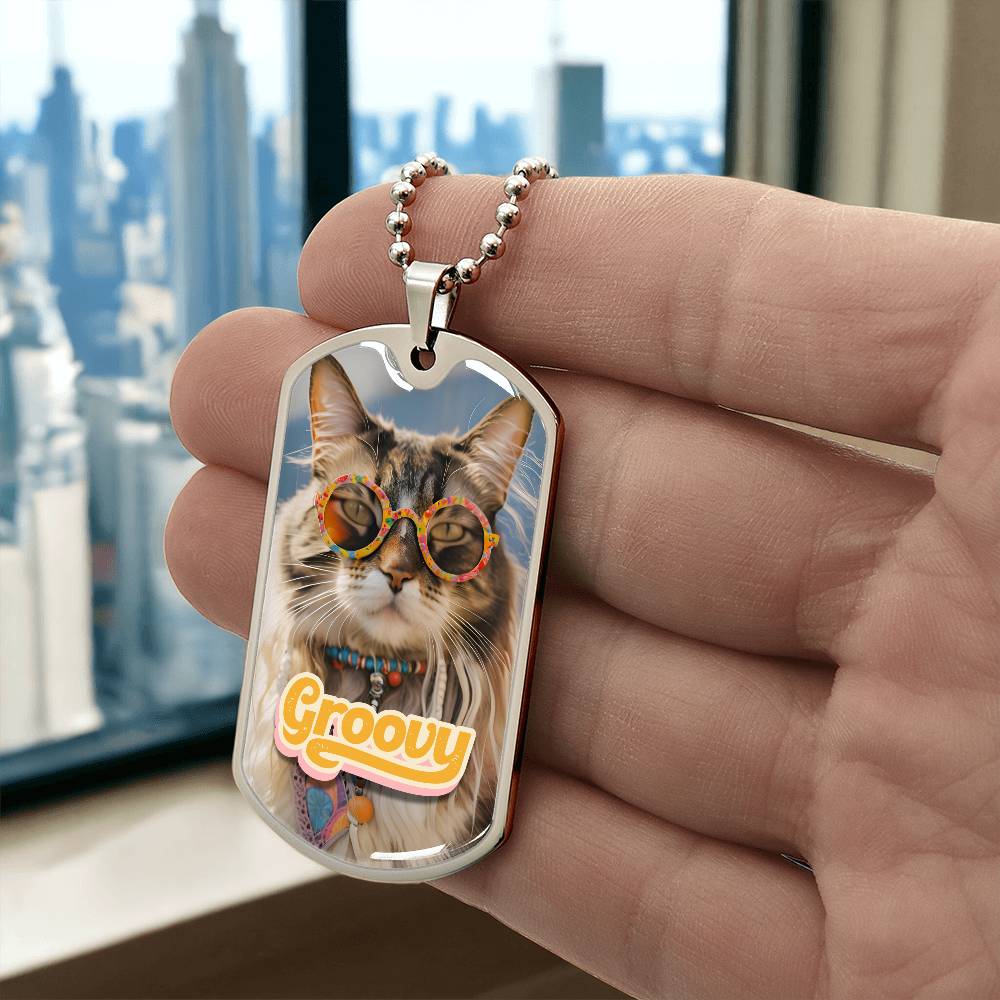 Groovy Kitty Necklace - Jewelry - Epileptic Al’s Shop