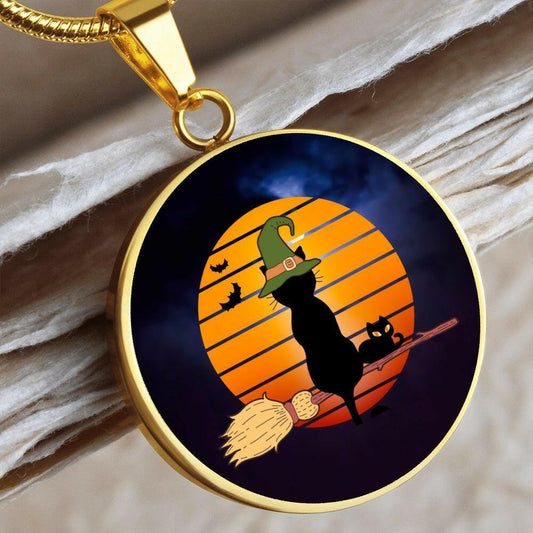 Halloween Cat Necklace - Jewelry - Epileptic Al’s Shop