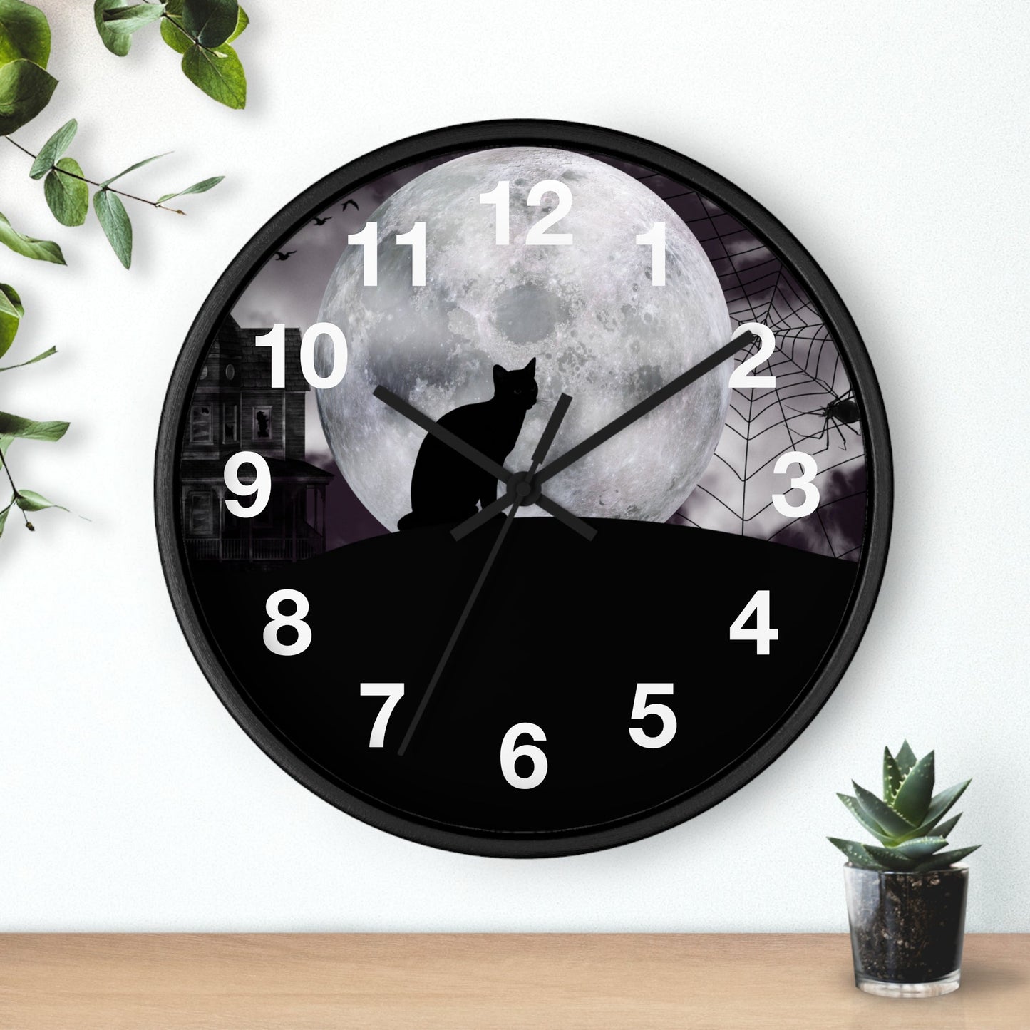 Halloween Cat Wall Clock - Home Decor - Epileptic Al’s Shop